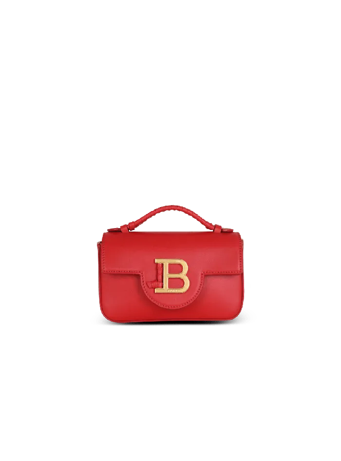 Balmain Handbags Women Smooth Leather BBuzz Mini Bag Red