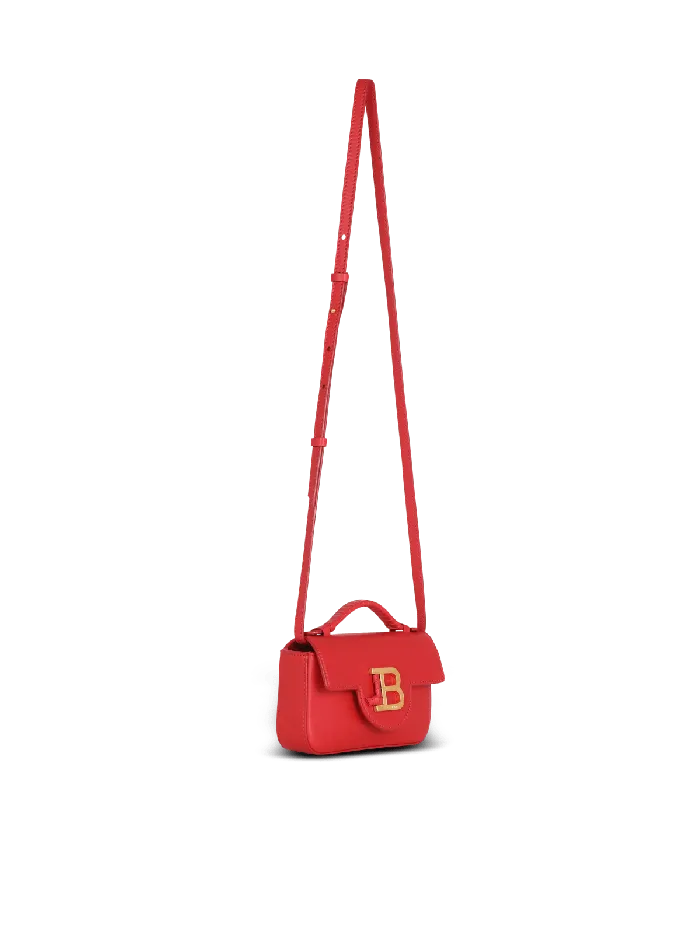 Balmain Handbags Women Smooth Leather BBuzz Mini Bag Red