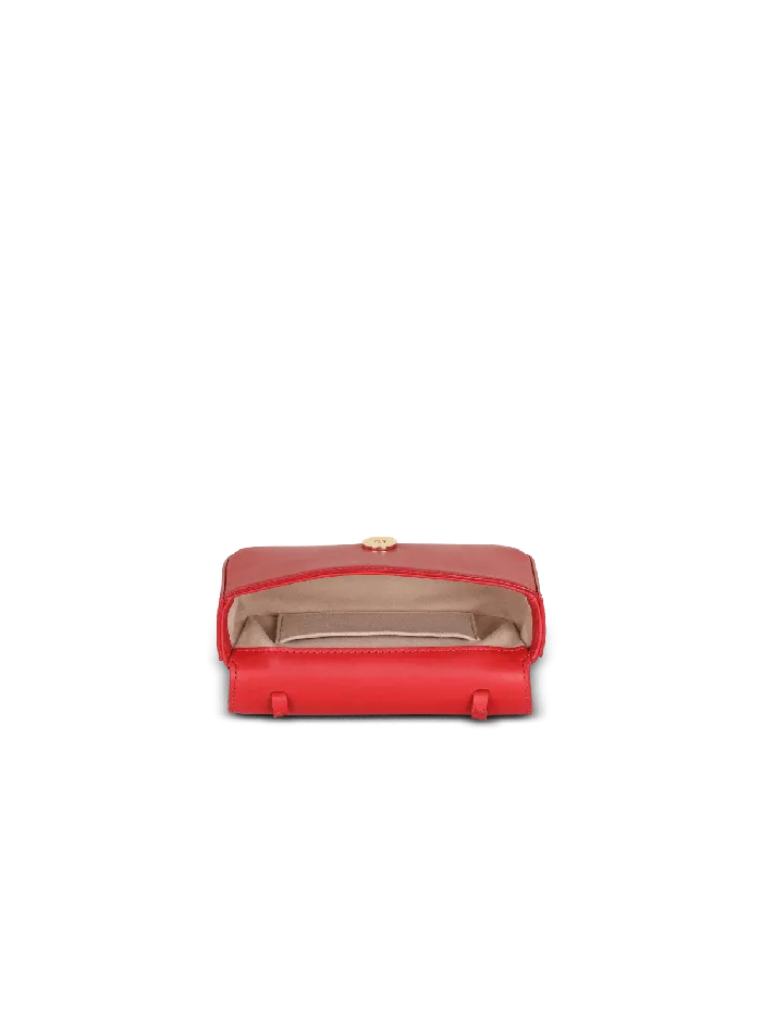 Balmain Handbags Women Smooth Leather BBuzz Mini Bag Red