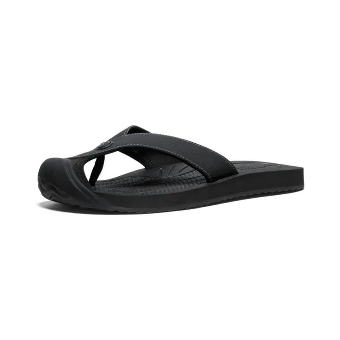 Barbados BlackSteel Grey Leather FlipFlop Men KEEN Sandals Barbados BlackSteel Grey Leather FlipFlop Men KEEN Sandals