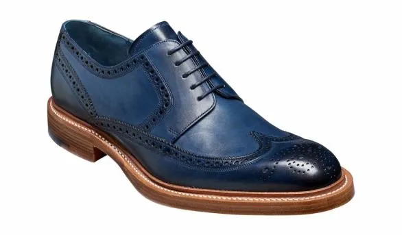 Barker Shoes Bailey 8211 Navy Hand Painted 8211 Wingtip Derby Shoe Navy Hand Painted 8211 Wingtip Derby Shoe Mens Barker Shoes Bailey 8211 Navy Hand Painted 8211 Wingtip Derby Shoe Navy Hand Painted 8211 Wingtip Derby Shoe Mens