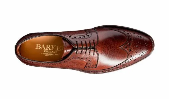 Barker Shoes Calvay 8211 Cherry Grain Longwing Brogue Cherry Grain Longwing Brogue Mens