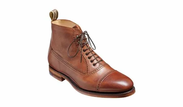 Barker Shoes Foley 8211 Mid Brown Soft Grain ToeCap Boot Mid Brown Soft Grain Toecap Boot Mens Barker Shoes Foley 8211 Mid Brown Soft Grain ToeCap Boot Mid Brown Soft Grain Toecap Boot Mens