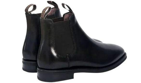 Barker Shoes Hayley 8211 Black Calf Black Calf Womens