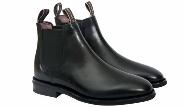 Barker Shoes Hayley 8211 Black Calf Black Calf Womens