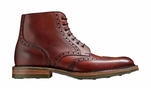 Barker Shoes Knights 8211 Burgundy Alpine Grain Burgundy Alpine Grain Mens