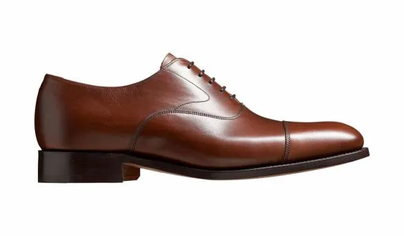 Barker Shoes Malvern 8211 Dark Walnut Calf Oxford Dark Walnut Calf Oxford Mens