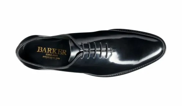 Barker Shoes Nelson 8211 Black Hi Shine Oxford Shoe Black Hi Shine Oxford Shoe Mens