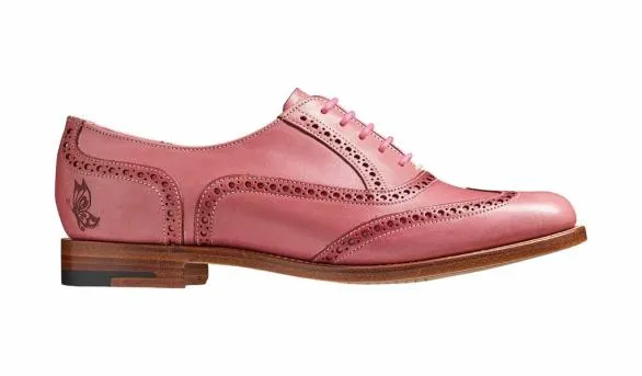 Barker Shoes Santina 8211 Pink Glitter Crust Brogue Pink Glitter Crust Brogue Womens Barker Shoes Santina 8211 Pink Glitter Crust Brogue Pink Glitter Crust Brogue Womens
