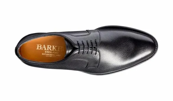 Barker Shoes Skye 8211 Black Grain Derby Black Grain Derby Mens