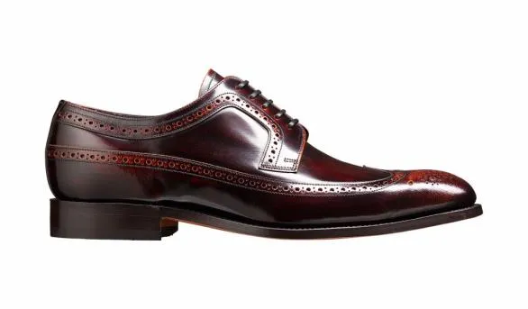Barker Shoes Woodbridge 8211 Brandy HiShine Derby Brandy Hishine Derby Mens