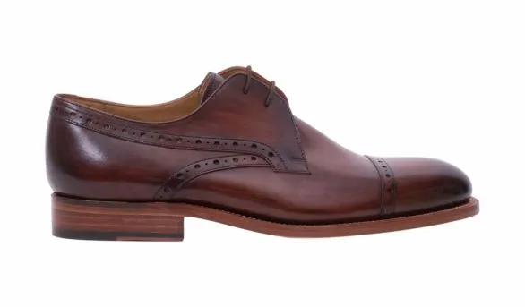 Barker Shoes Wye 8211 Hand Brushed Brown Hand Brushed Brown Mens