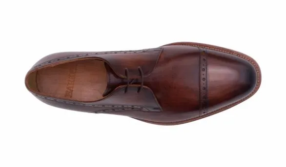 Barker Shoes Wye 8211 Hand Brushed Brown Hand Brushed Brown Mens