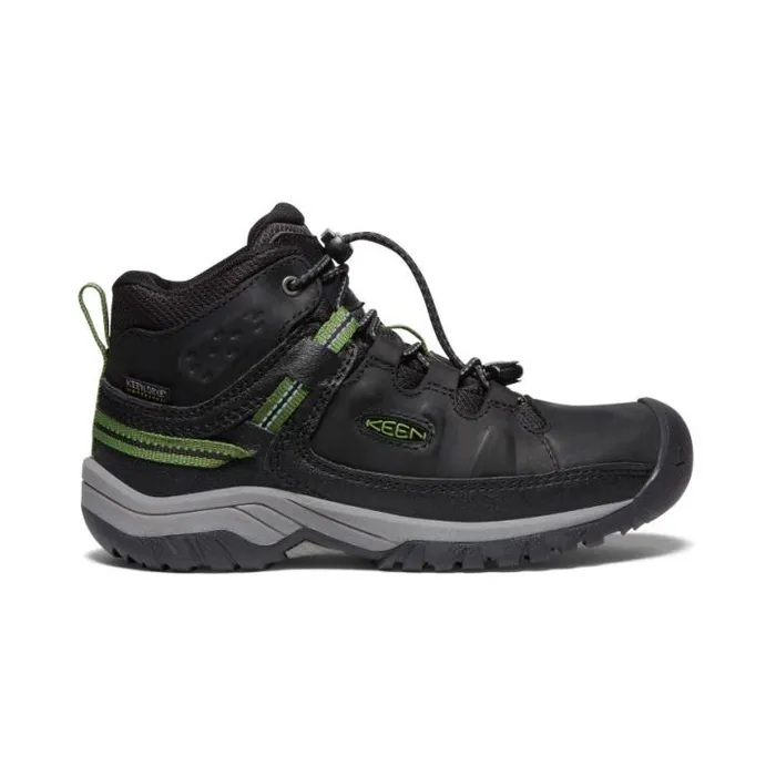 Big Kids039 Black Hiking Boots 8211 Targhee Mid WP Kids KEEN Boots
