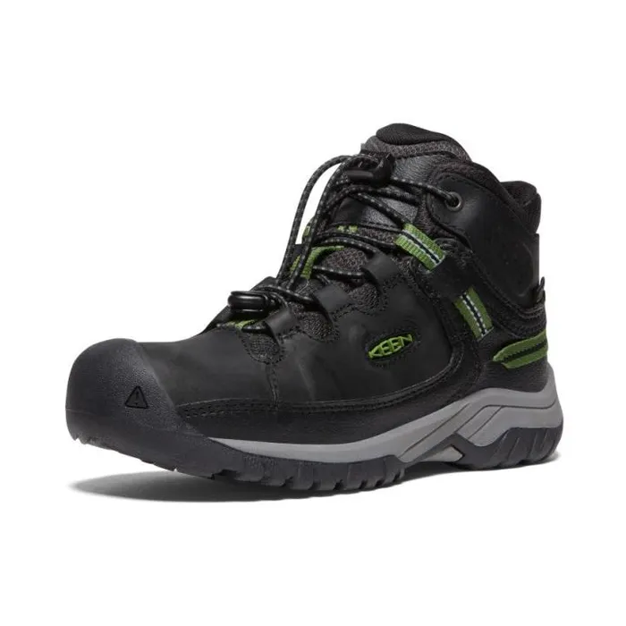 Big Kids039 Black Hiking Boots 8211 Targhee Mid WP Kids KEEN Boots Big Kids039 Black Hiking Boots 8211 Targhee Mid WP Kids KEEN Boots