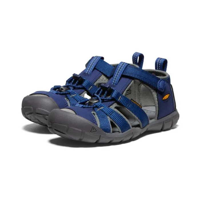 Big Kids039 Blue Water Sandals 8211 Seacamp II CNX Kids KEEN Sandals Big Kids039 Blue Water Sandals 8211 Seacamp II CNX Kids KEEN Sandals
