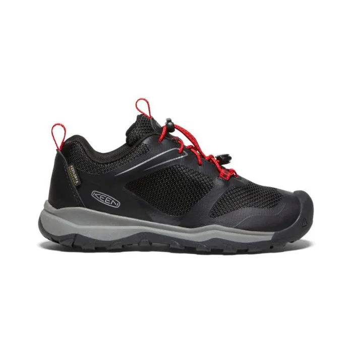 Big Kids039 Wanduro Low Waterproof Black Leather Shoe Kids KEEN Hike