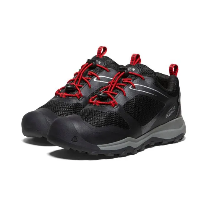 Big Kids039 Wanduro Low Waterproof Black Leather Shoe Kids KEEN Hike