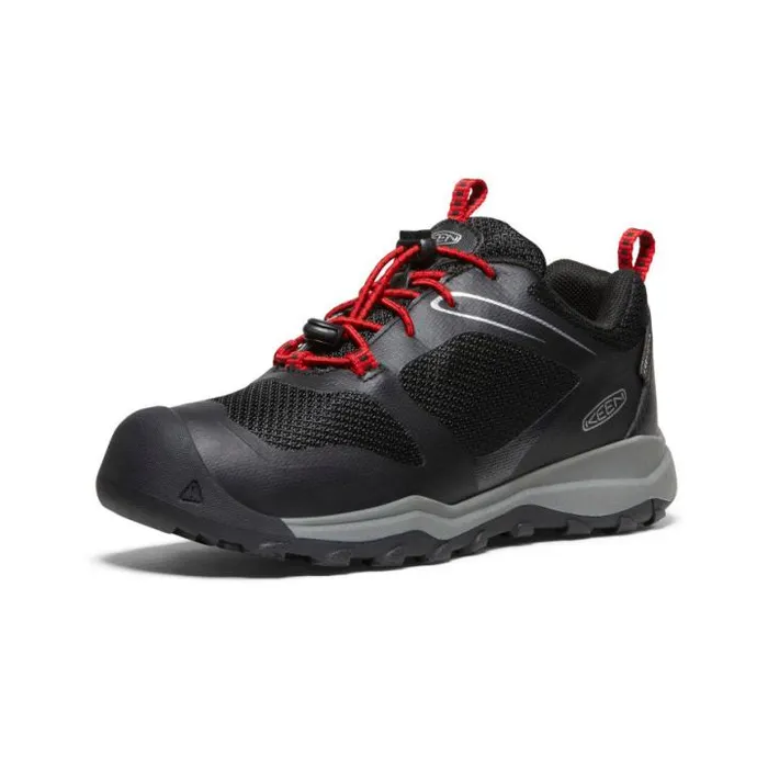 Big Kids039 Wanduro Low Waterproof Black Leather Shoe Kids KEEN Hike
