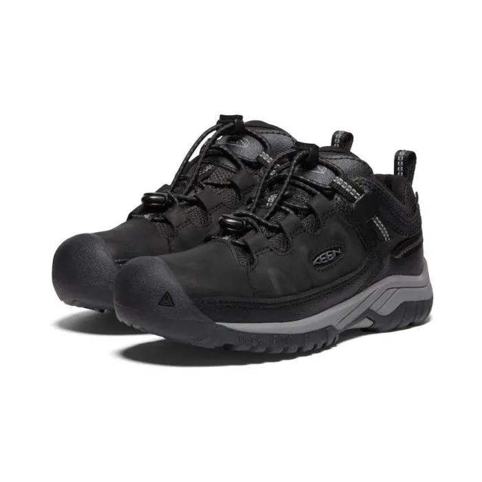 Big Kids039 Waterproof Black Hiking Shoes 8211 Targhee Low WP Kids KEEN Big Kids Big Kids039 Waterproof Black Hiking Shoes 8211 Targhee Low WP Kids KEEN Big Kids