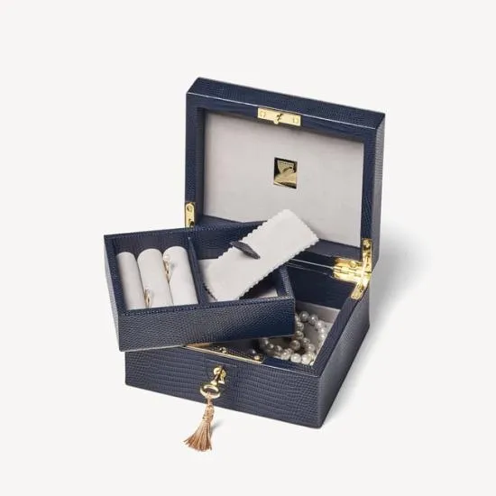 Bijou Jewellery Box Midnight Lizard Women Aspinal Of London Jewellery Boxes