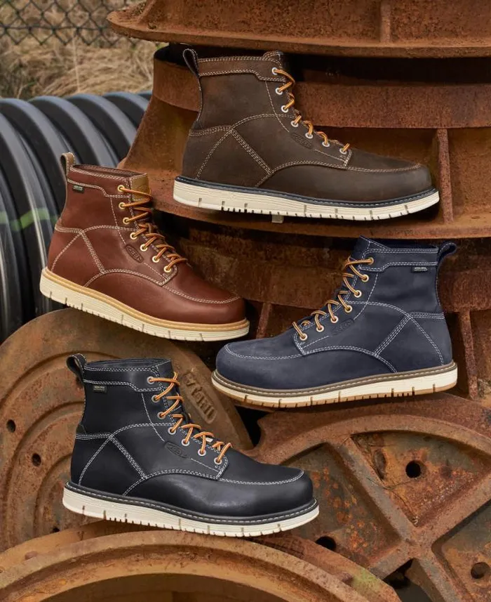 Black Work Wedge Boots 8211 CSA San Jose 6quot WP Men KEEN Work Boots and Shoes Black Work Wedge Boots 8211 CSA San Jose 6quot WP Men KEEN Work Boots and Shoes