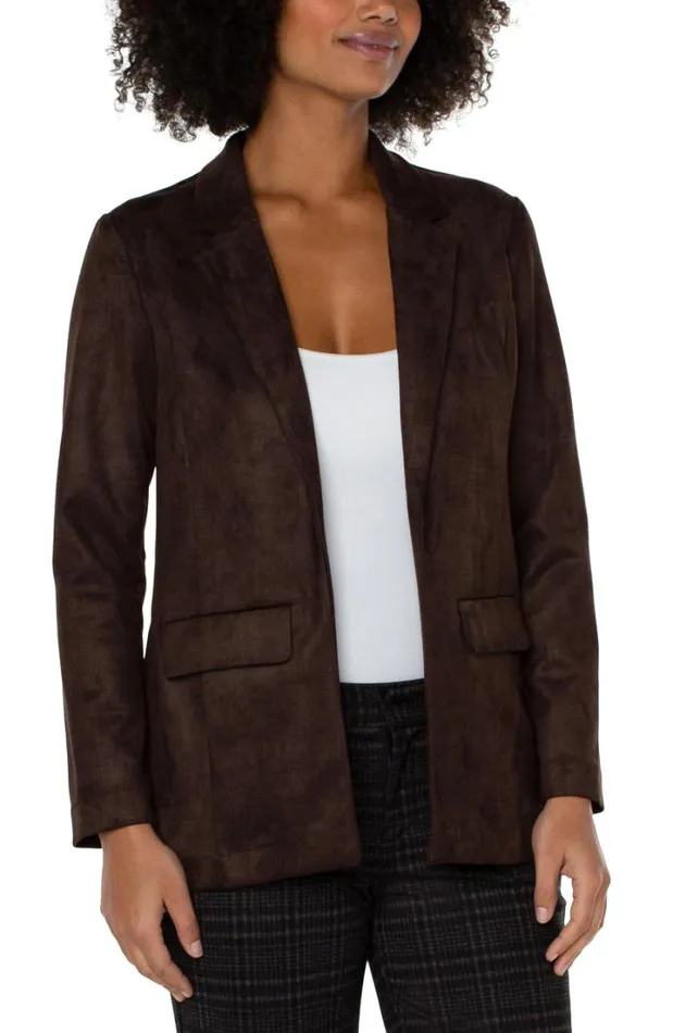 BLAZERS Women Liverpool Los Angeles BOYFRIEND BLAZER Cedar Brown Broken Geo