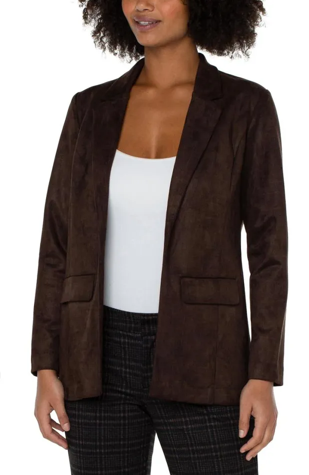 BLAZERS Women Liverpool Los Angeles BOYFRIEND BLAZER Cedar Brown Broken Geo