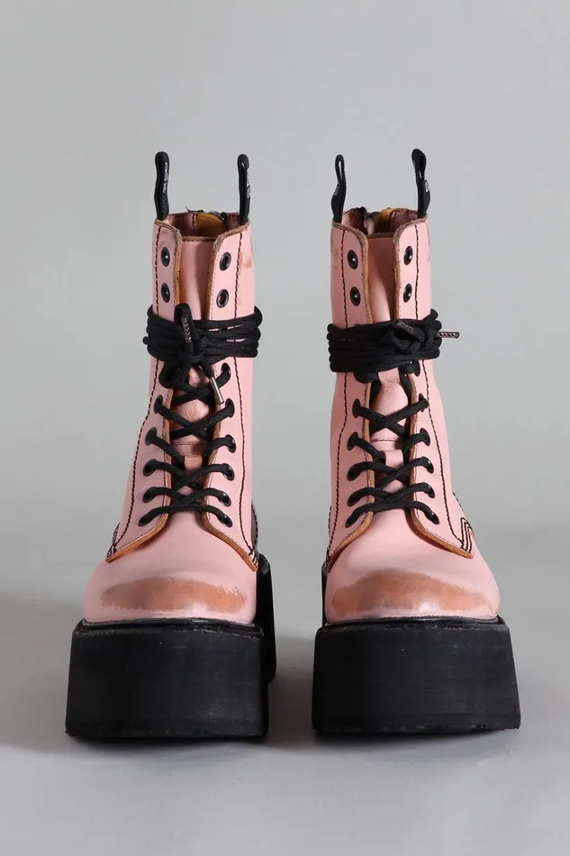 Boots R13 Women Double Stack Boot 8211 Pink Boots R13 Women Double Stack Boot 8211 Pink