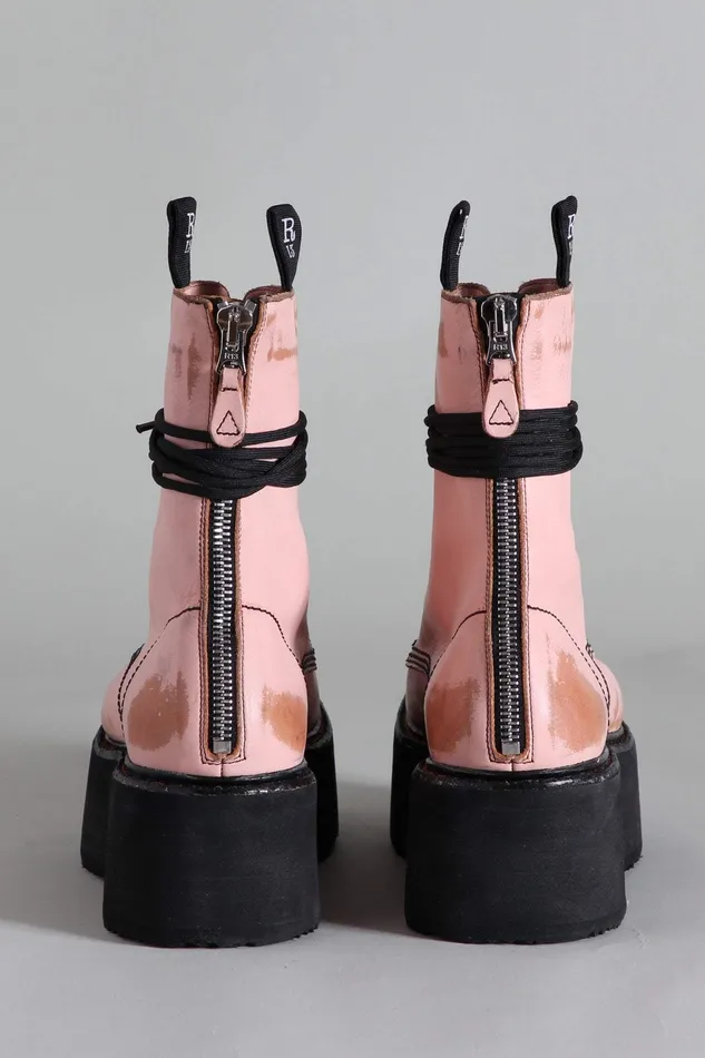 Boots R13 Women Double Stack Boot 8211 Pink Boots R13 Women Double Stack Boot 8211 Pink