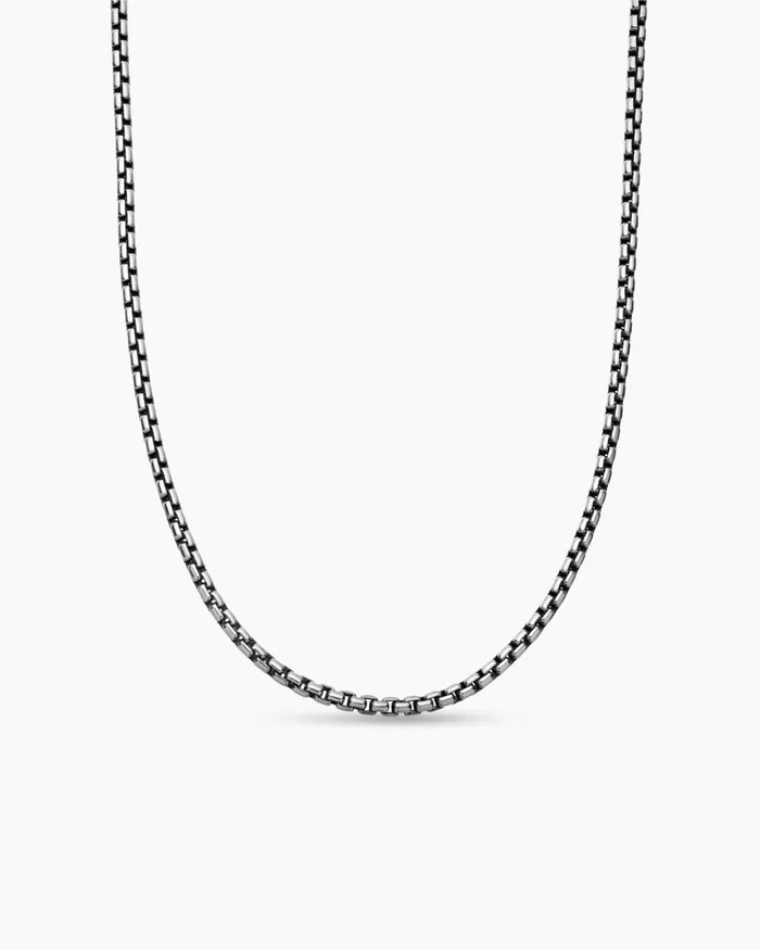 Box Chain Necklace In Sterling Silver With 14K Yellow Gold Accent 27mm Women David Yurman Chain Box Chain Necklace In Sterling Silver With 14K Yellow Gold Accent 27mm Women David Yurman Chain