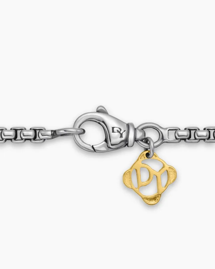 Box Chain Necklace In Sterling Silver With 14K Yellow Gold Accent 27mm Women David Yurman Chain Box Chain Necklace In Sterling Silver With 14K Yellow Gold Accent 27mm Women David Yurman Chain