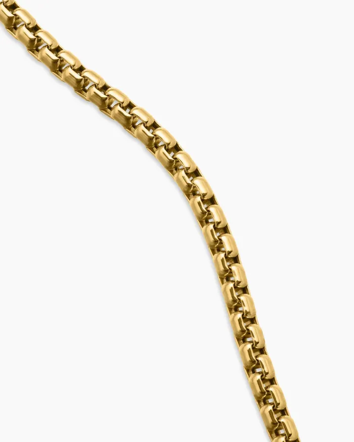 Box Chain Slider Necklace In 18K Yellow Gold 17mm Women David Yurman Chain Box Chain Slider Necklace In 18K Yellow Gold 17mm Women David Yurman Chain