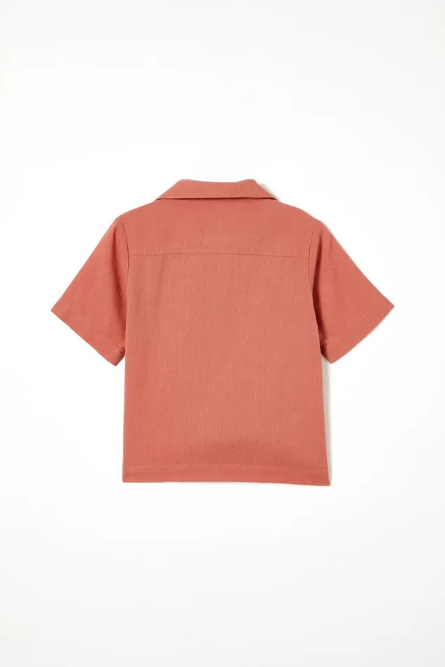 Boys Shirts Cotton On Cabana Short Sleeve Shirt Faded Rose Boys Shirts Cotton On Cabana Short Sleeve Shirt Faded Rose