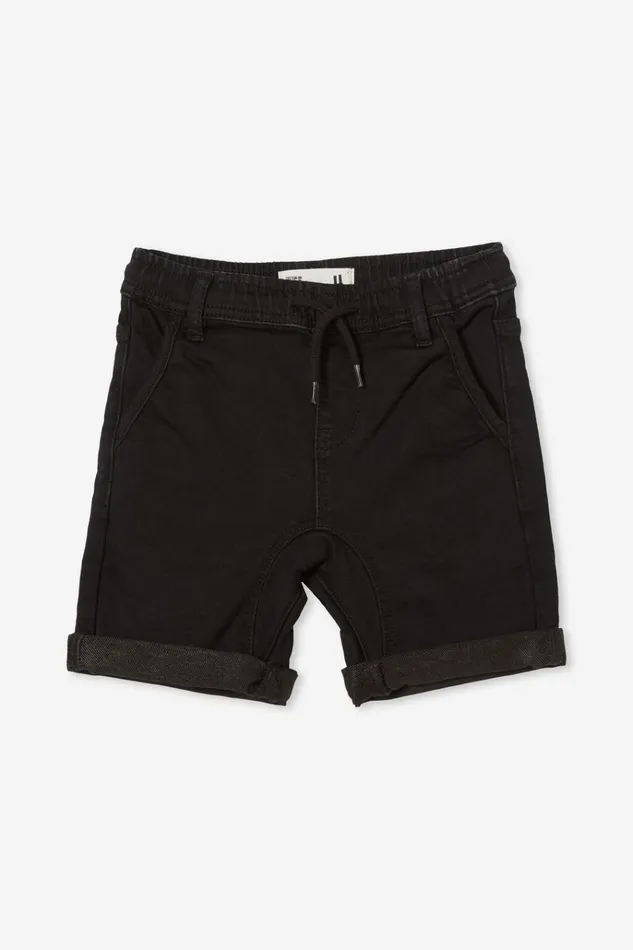 Boys Shorts Cotton On Slouch Fit Short Burleigh Black