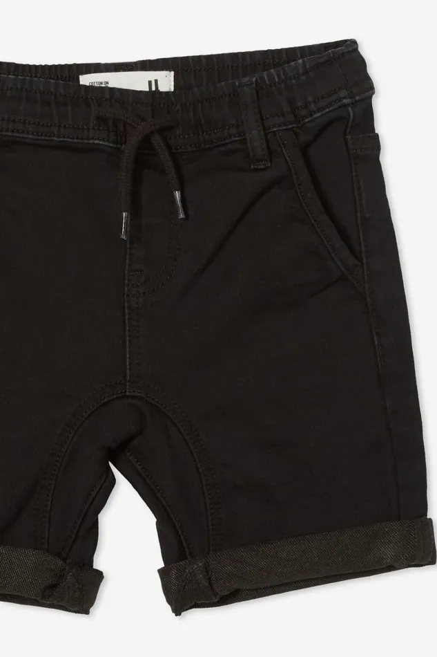 Boys Shorts Cotton On Slouch Fit Short Burleigh Black