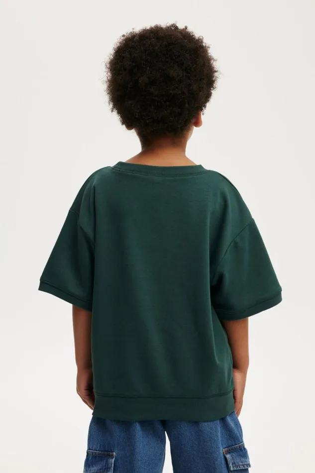 Boys Sweatshirts and Sweatpants Cotton On Sandy Short Sleeve Sports Crew Pine Tree Greenwild Child Boys Sweatshirts and Sweatpants Cotton On Sandy Short Sleeve Sports Crew Pine Tree Greenwild Child