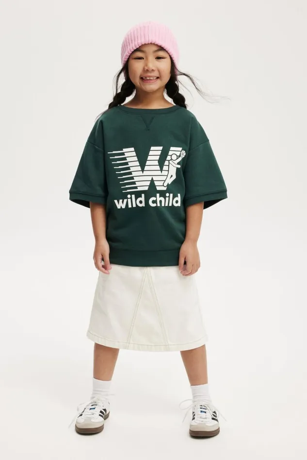 Boys Sweatshirts and Sweatpants Cotton On Sandy Short Sleeve Sports Crew Pine Tree Greenwild Child Boys Sweatshirts and Sweatpants Cotton On Sandy Short Sleeve Sports Crew Pine Tree Greenwild Child