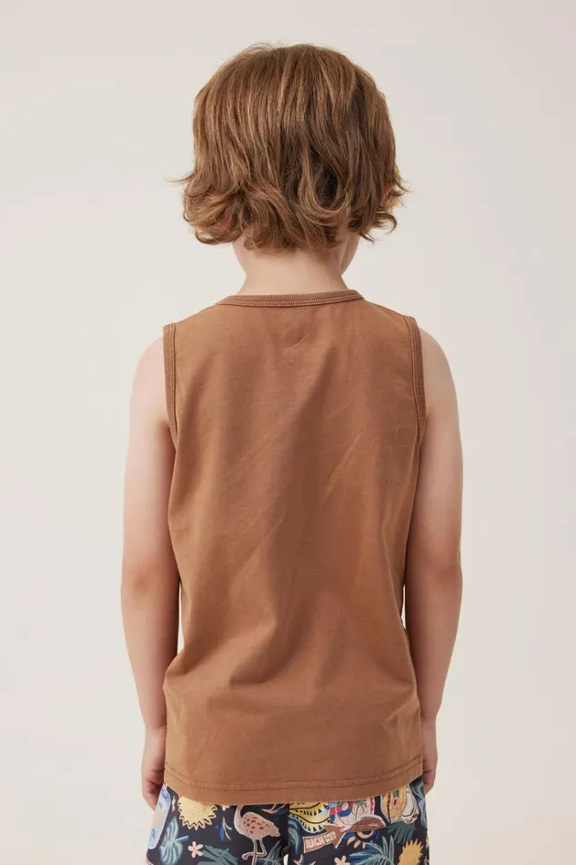 Boys Tops and TShirts Cotton On The Essential Tank Coco Jumbo Wash Boys Tops and TShirts Cotton On The Essential Tank Coco Jumbo Wash