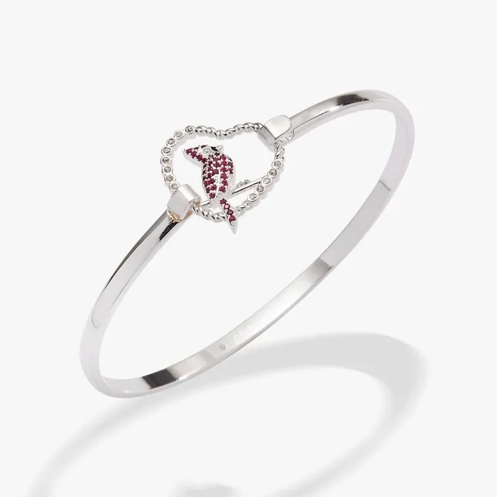 Bracelets Women Alex And Ani Cardinal Bangle Silver