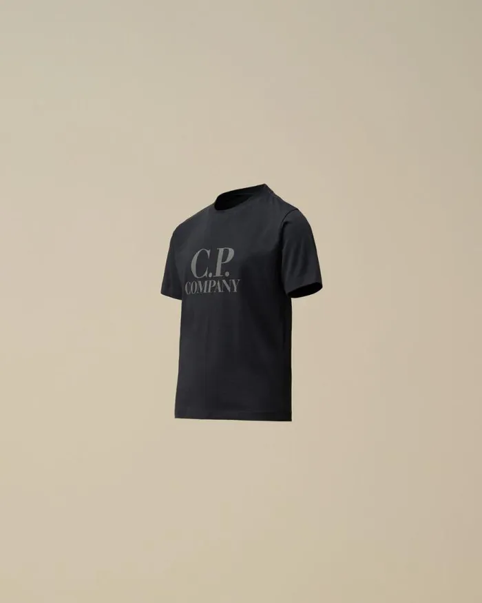 CP Company Clothing 23 U16 Cotton Jersey 301 Goggle TShirt Total Eclipse Blue 8211 Kids CP Company Clothing 23 U16 Cotton Jersey 301 Goggle TShirt Total Eclipse Blue 8211 Kids