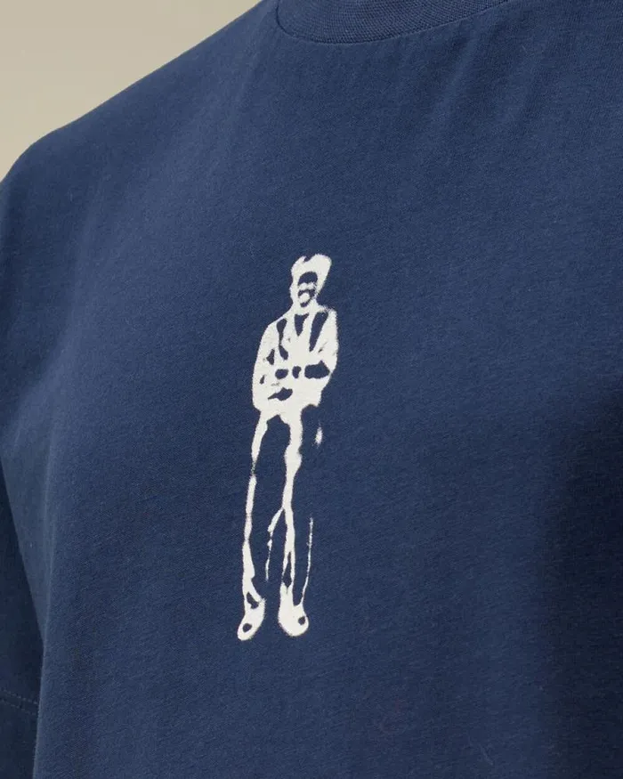 CP Company Clothing 48 U16 Cotton Jersey 301 British Sailor Logo TShirt Estate Blue 8211 Kids