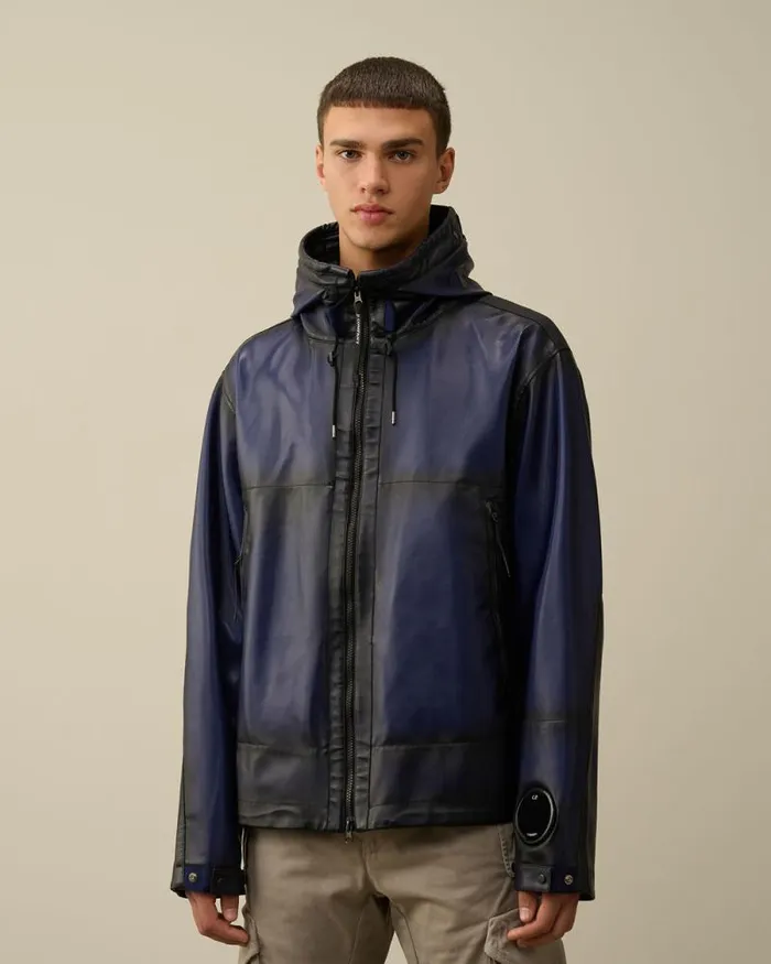 CP Company Jacket and Coats BiFilm Mille Jacket Estate Blue 8211 Man