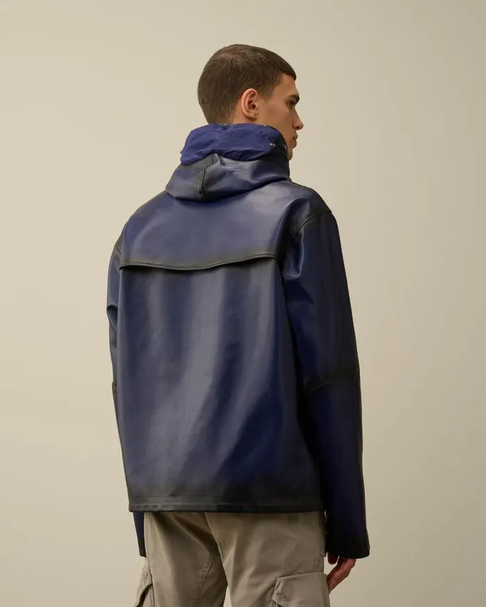 CP Company Jacket and Coats BiFilm Mille Jacket Estate Blue 8211 Man