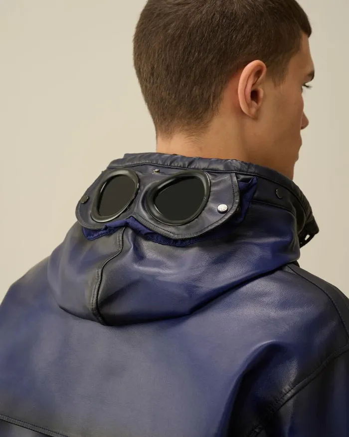 CP Company Jacket and Coats BiFilm Mille Jacket Estate Blue 8211 Man
