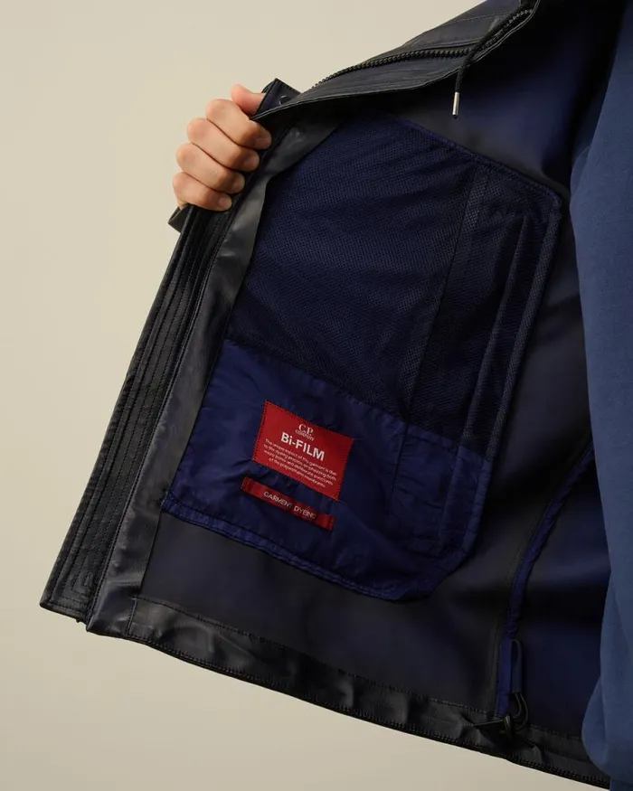 CP Company Jacket and Coats BiFilm Mille Jacket Estate Blue 8211 Man