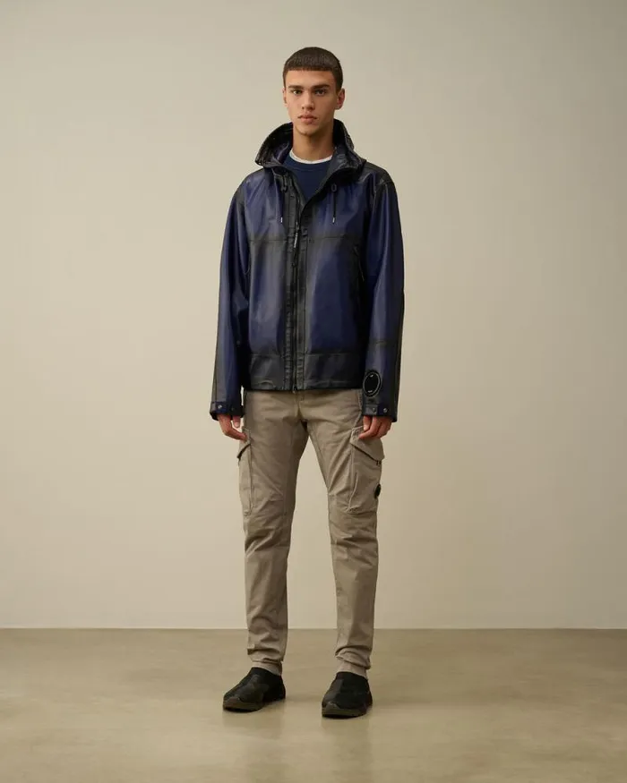 CP Company Jacket and Coats BiFilm Mille Jacket Estate Blue 8211 Man