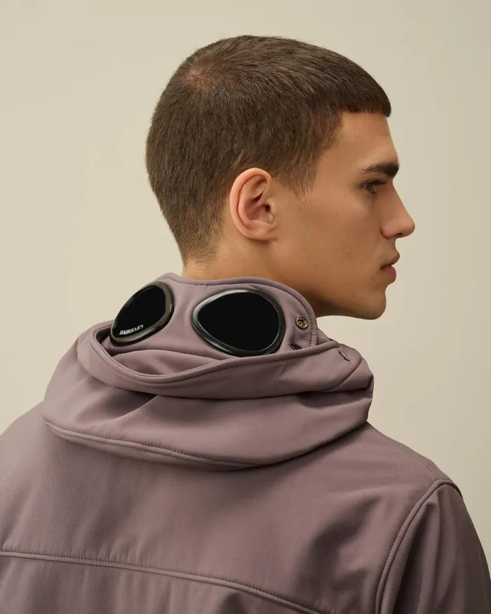 CP Company Jacket and Coats CP ShellR Goggle Jacket Boulevard Violet 8211 Man