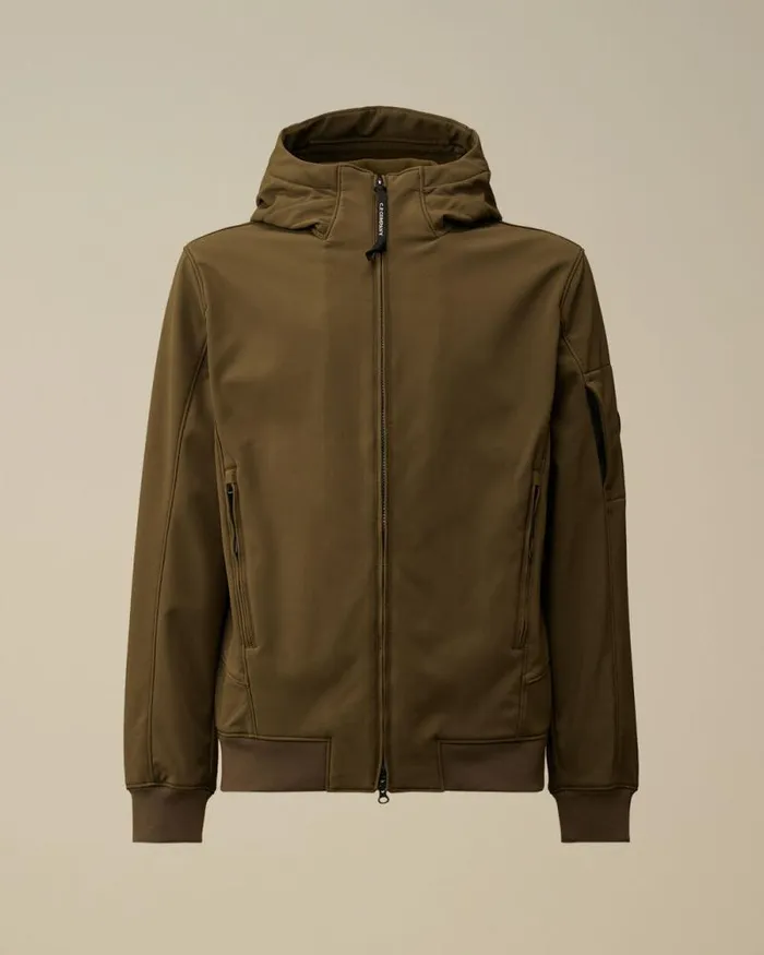CP Company Jacket and Coats CP ShellR Hooded Jacket Ivy Green 8211 Man