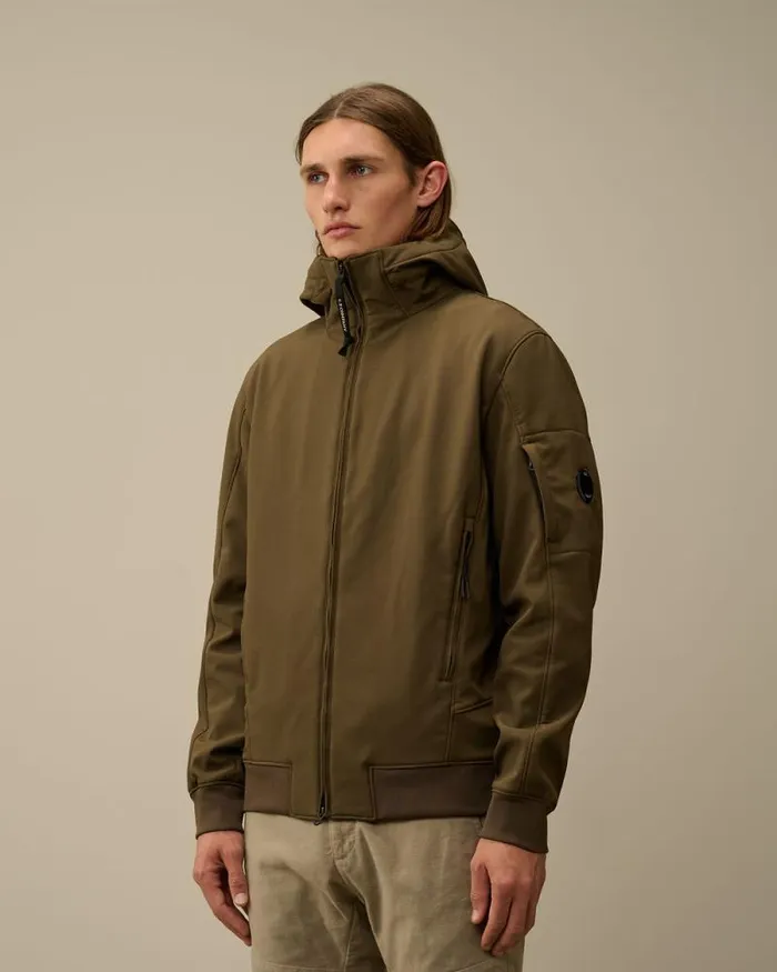 CP Company Jacket and Coats CP ShellR Hooded Jacket Ivy Green 8211 Man